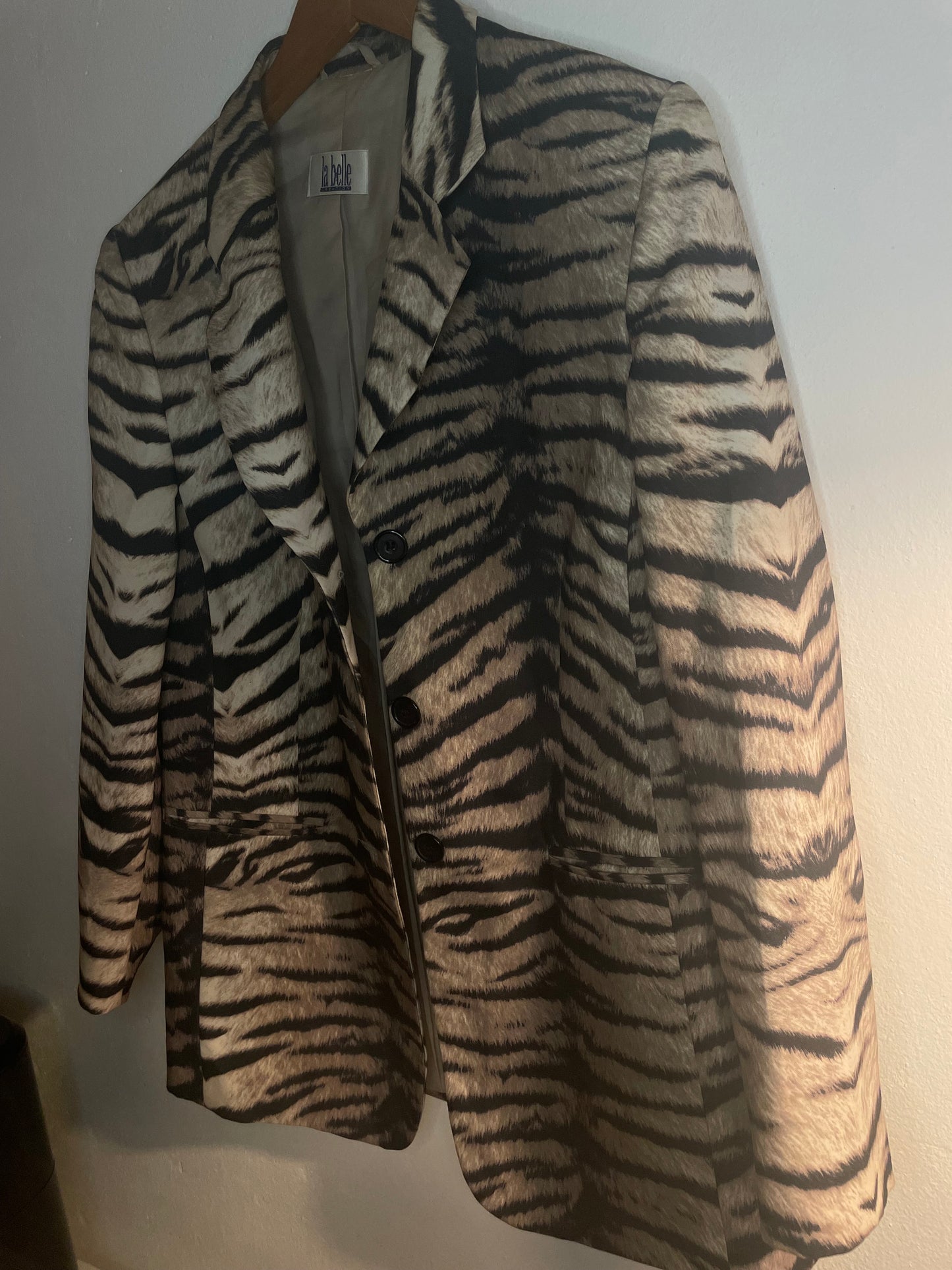 Vintage Blazer Animal Print