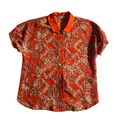 Vintage Bluse Orange