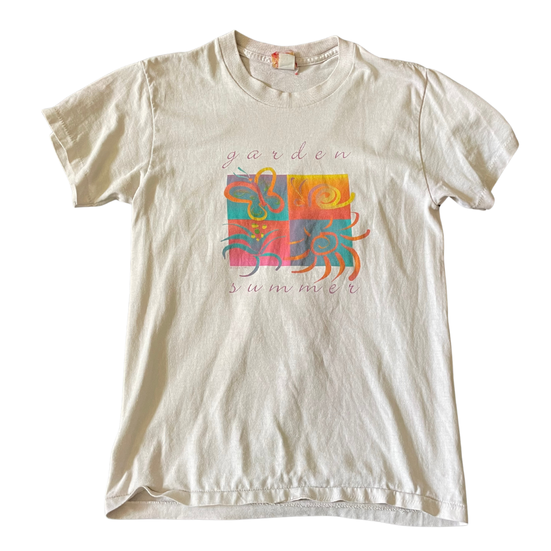 Vintage Shirt Garden Summer