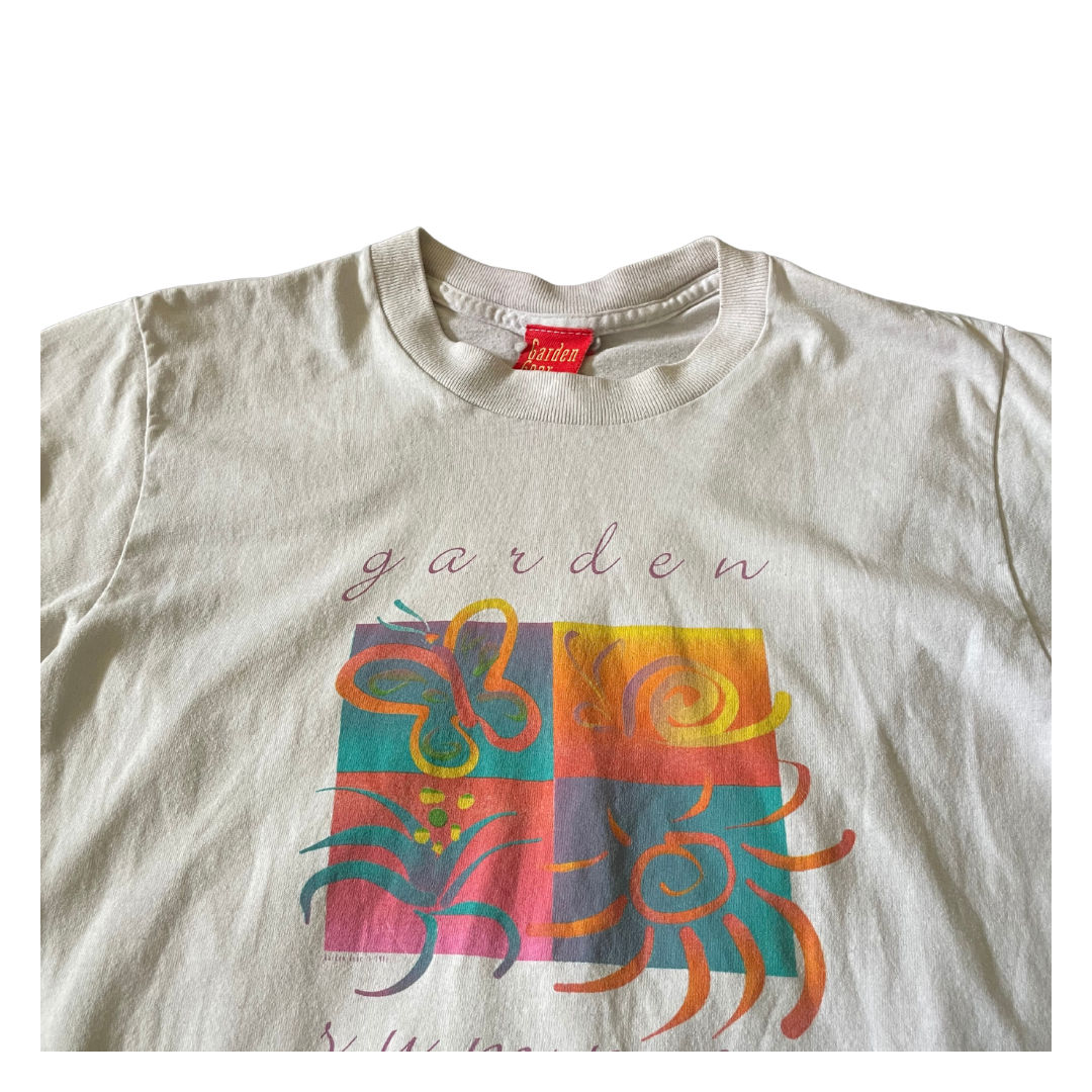 Vintage Shirt Garden Summer