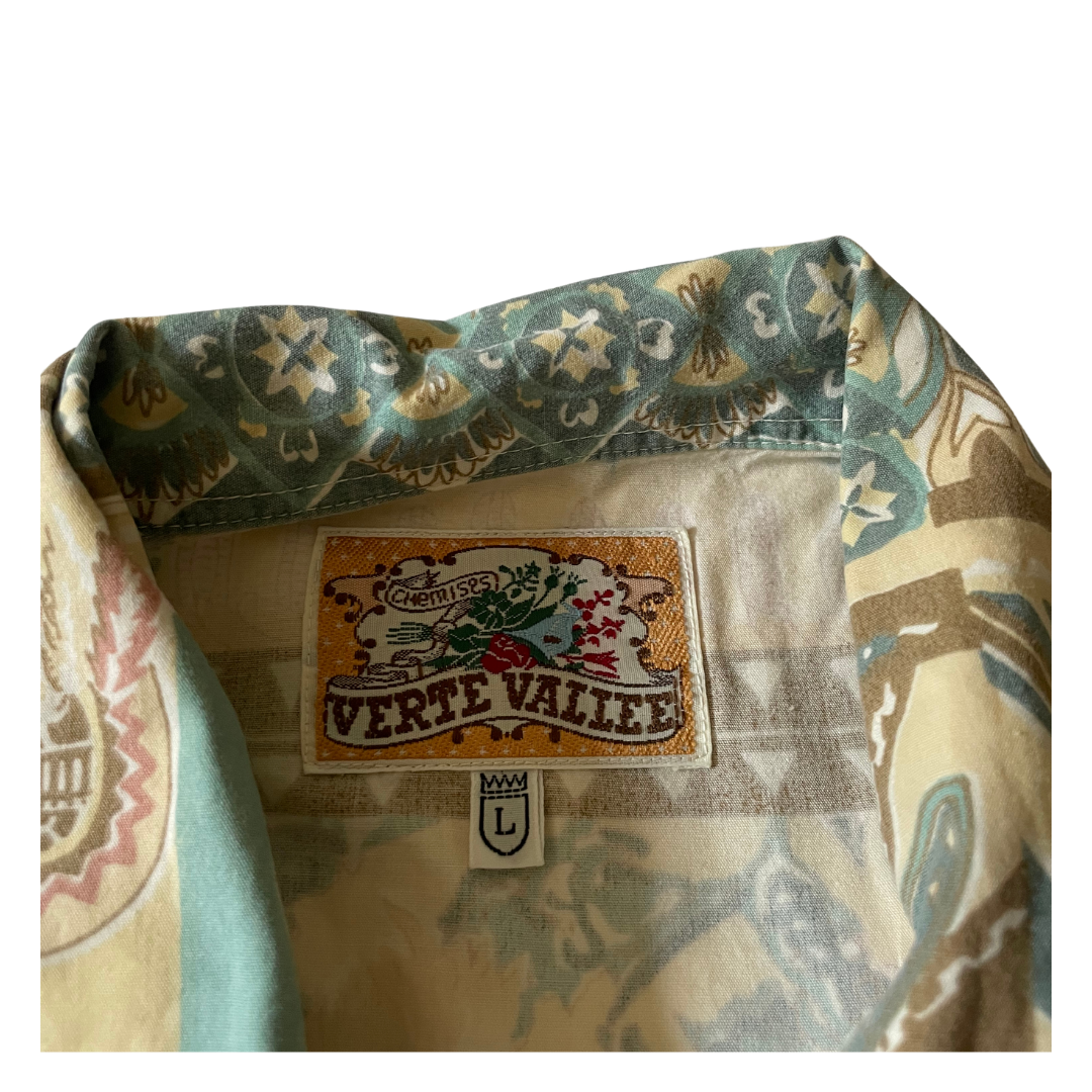 Vintage Hemd Verte Vallee