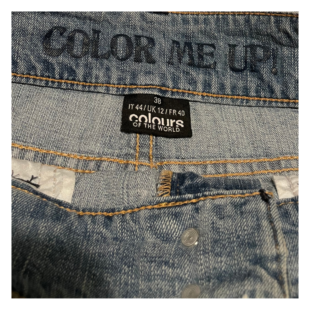 Vintage mini Jeans Rock