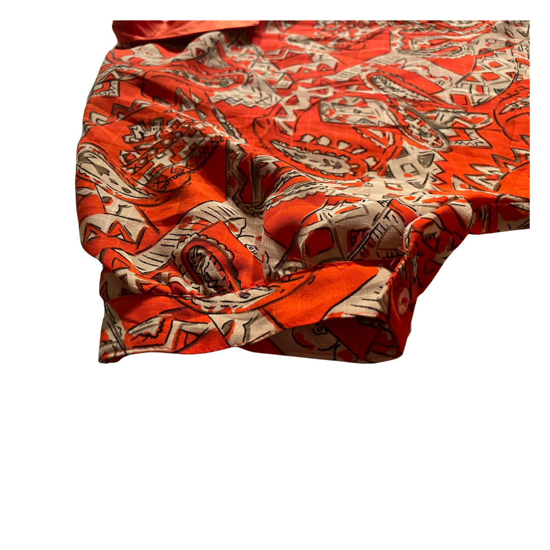 Vintage Bluse Orange