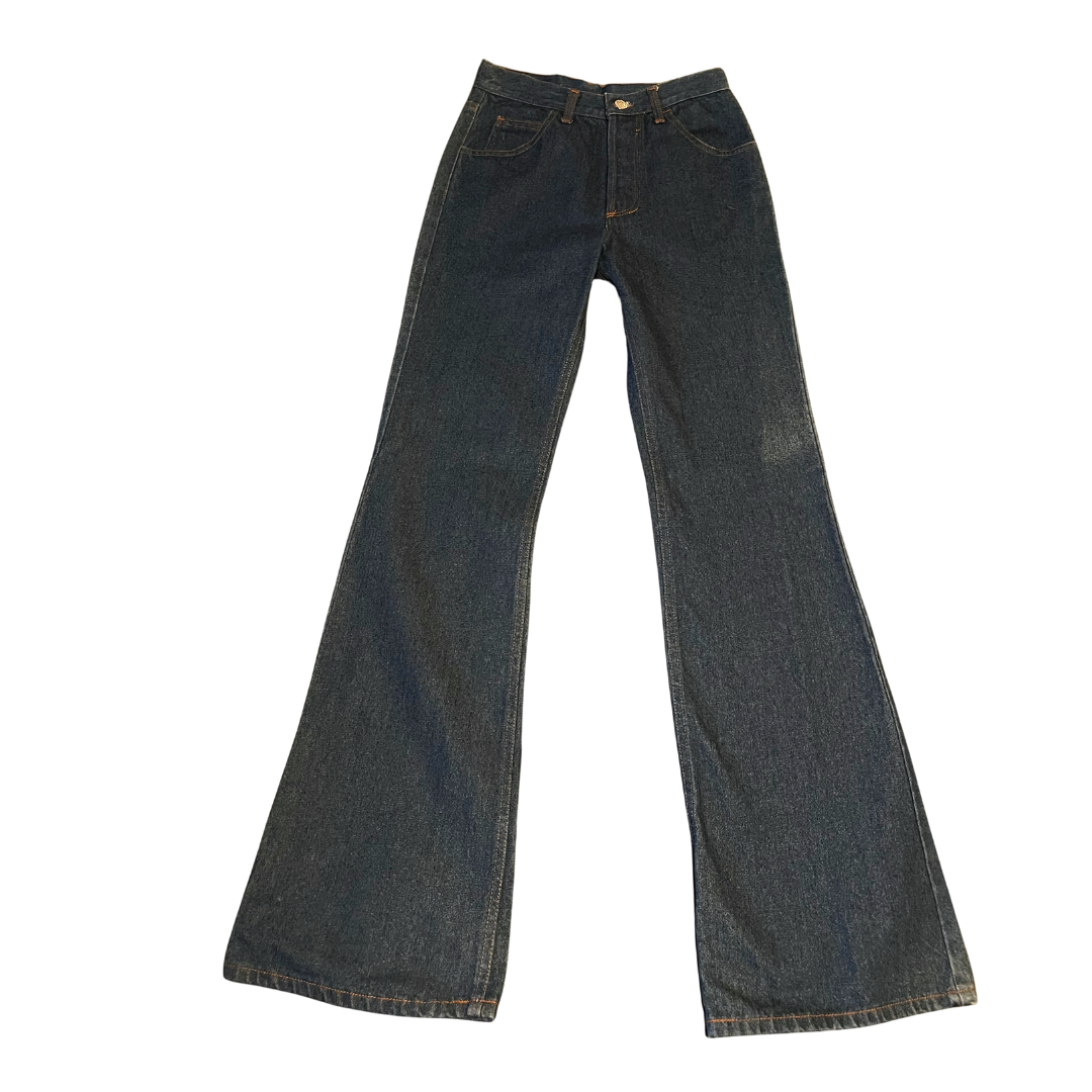 Vintage Jeanshose mit Schlag