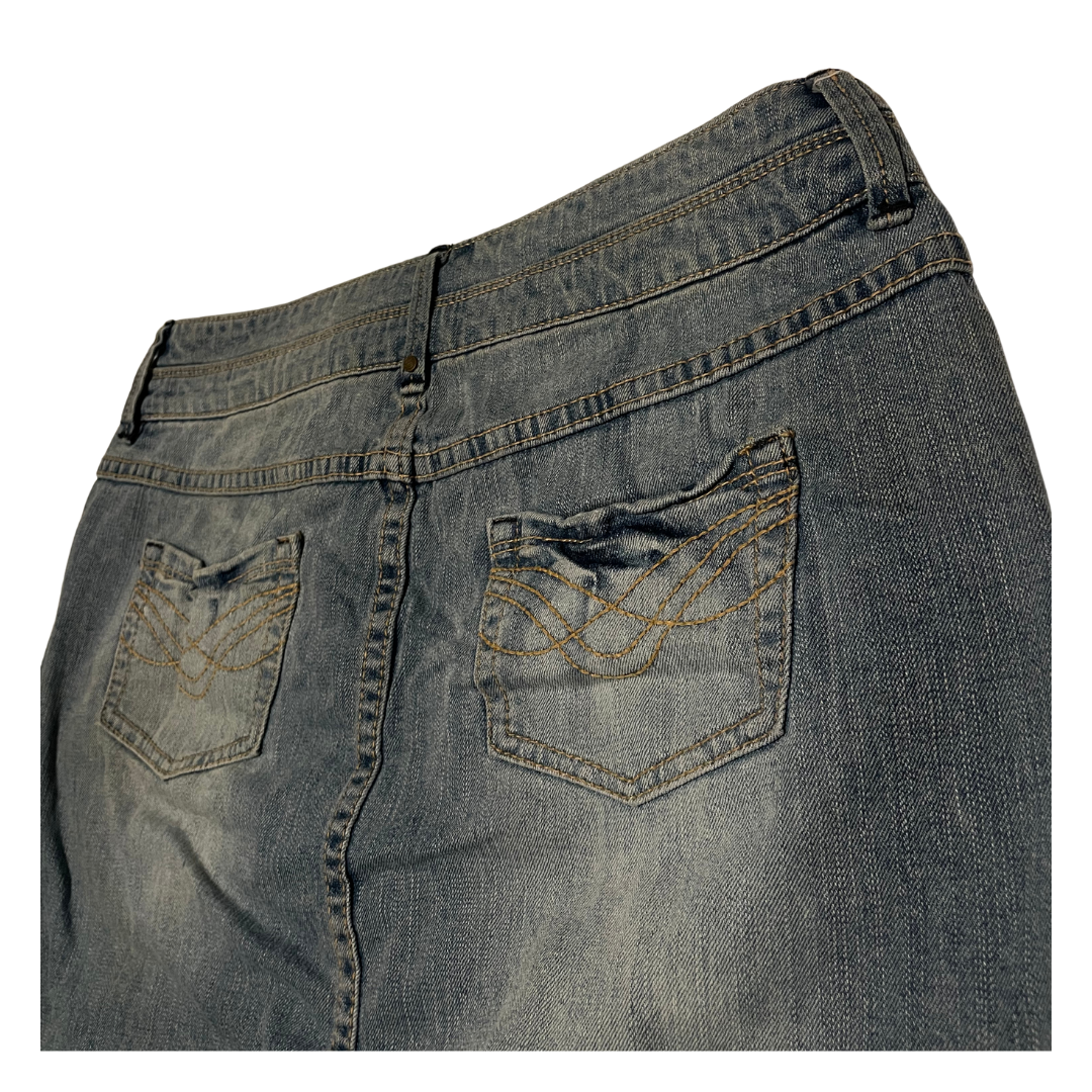 Vintage mini Jeans Rock