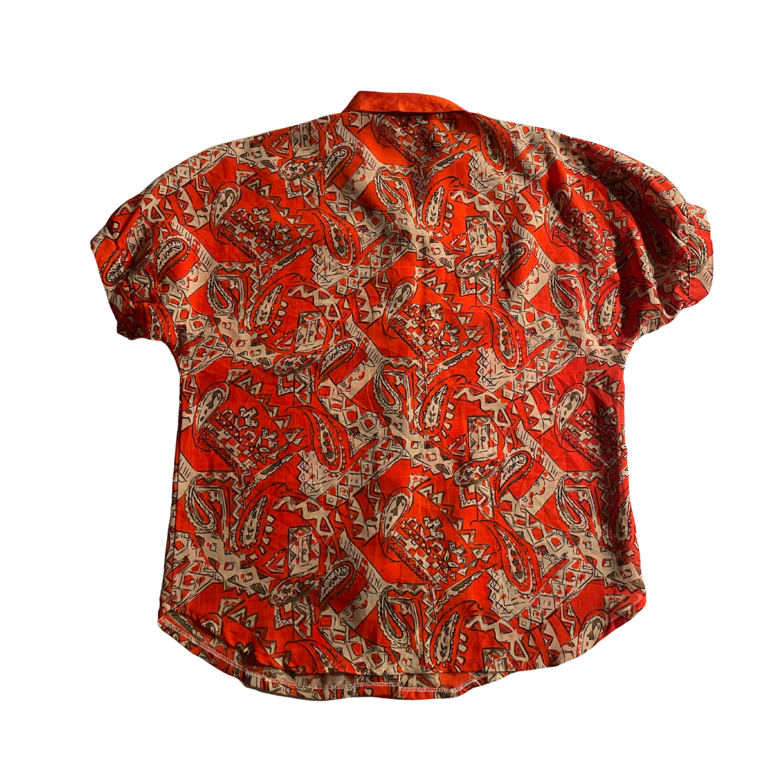 Vintage Bluse Orange