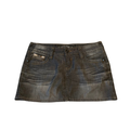 Jeans Mini Rock Y2K