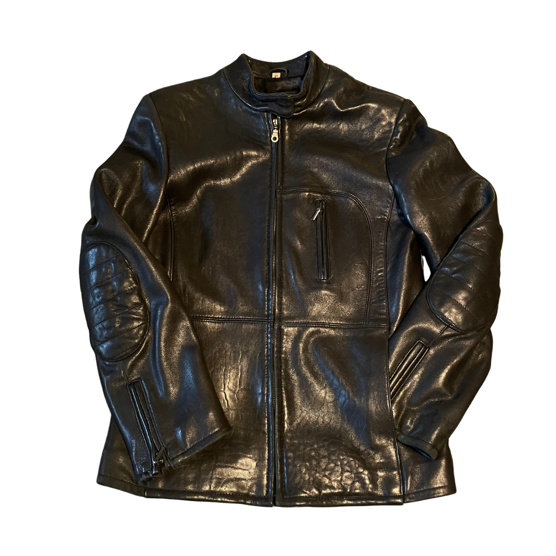 Vintage Biker Leder Jacke