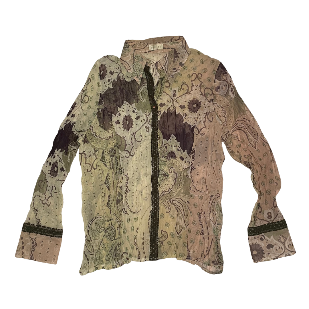 Bonita Langarm Bluse 90´s