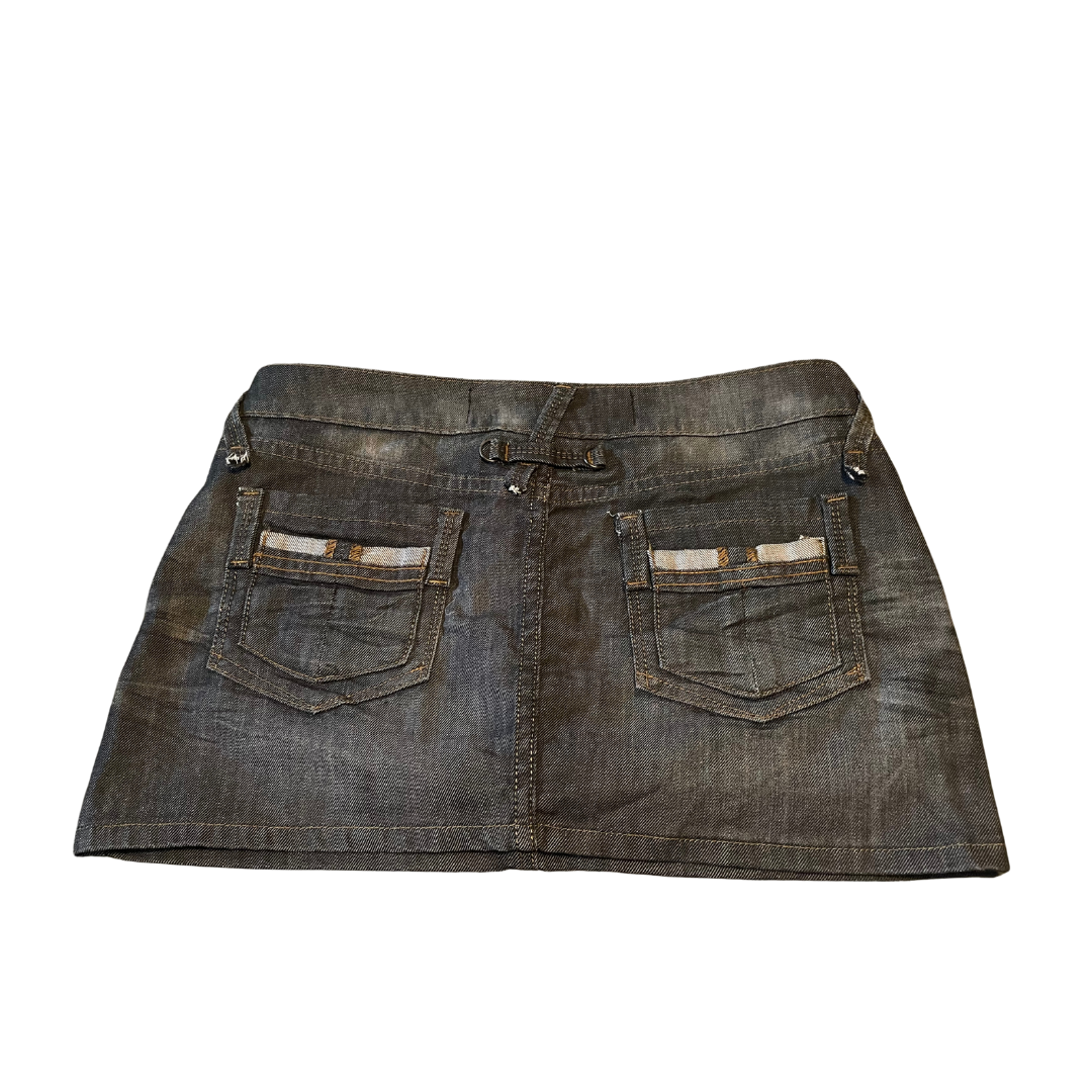 Jeans Mini Rock Y2K