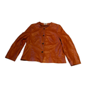 Jobis Leder Jacke Orange