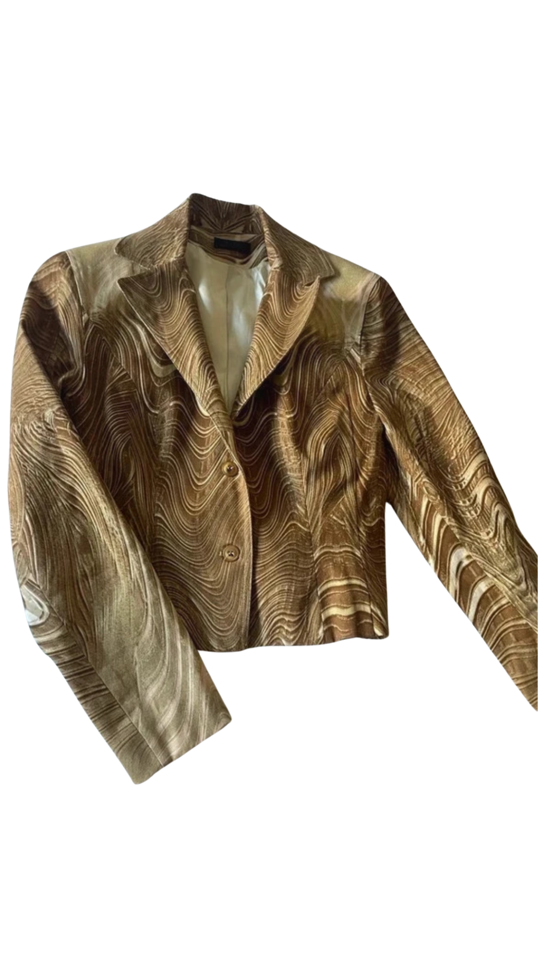 Vintage Blazer Braun mit Muster