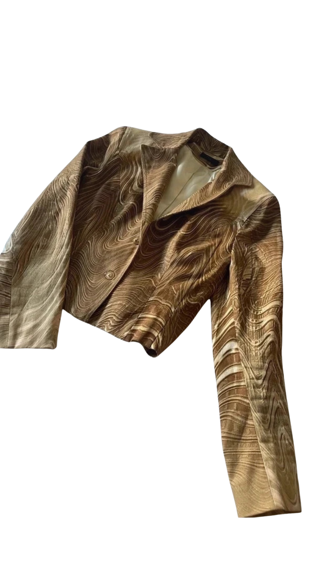 Vintage Blazer Braun mit Muster