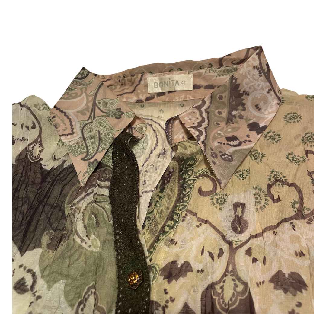 Bonita Langarm Bluse 90´s