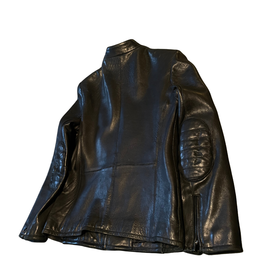 Vintage Biker Leder Jacke
