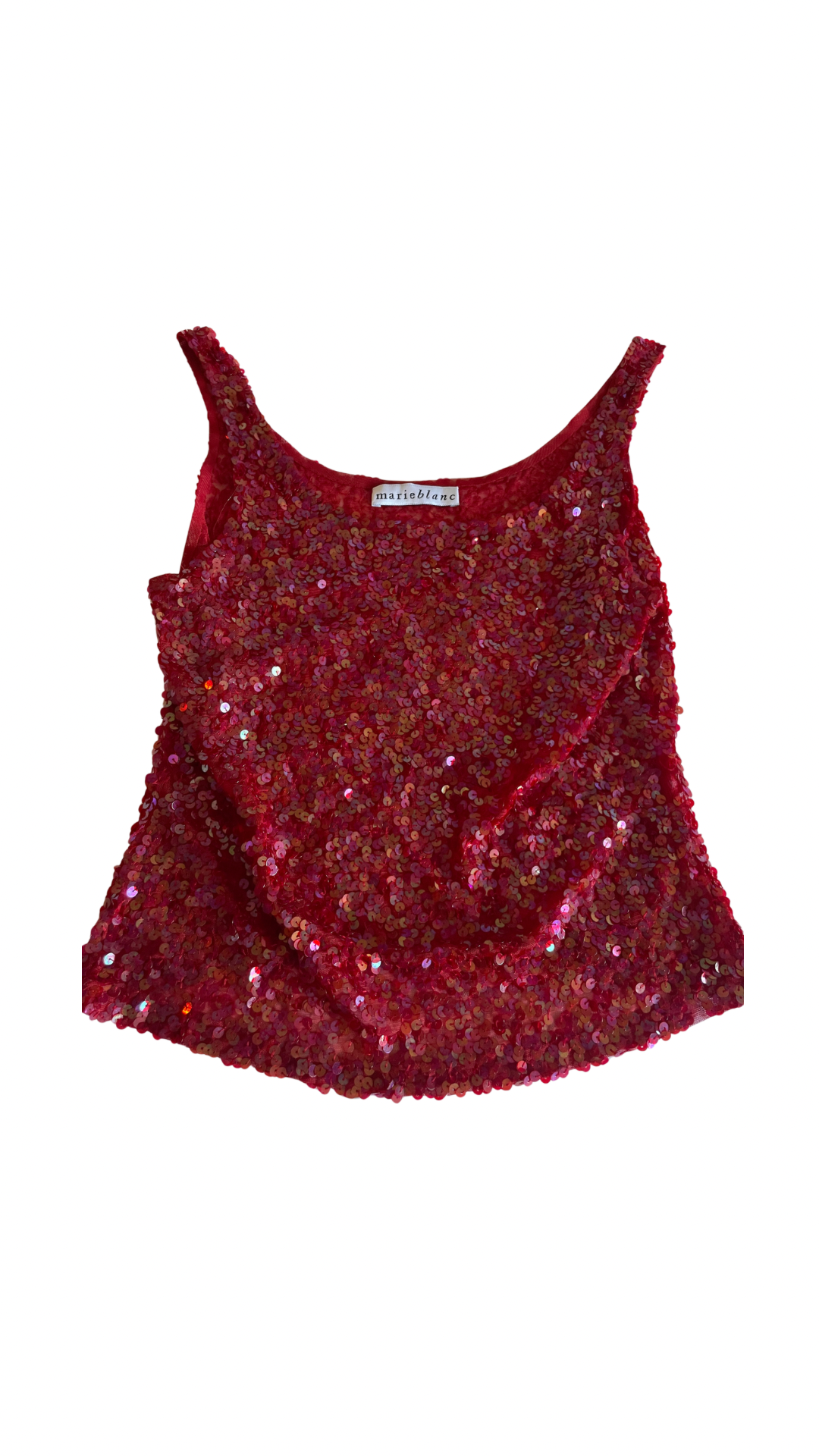 Vintage Top mit Pailletten